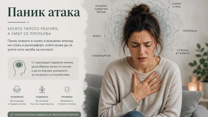 Паник атаките и EMDR терапията: как тялото помни страха